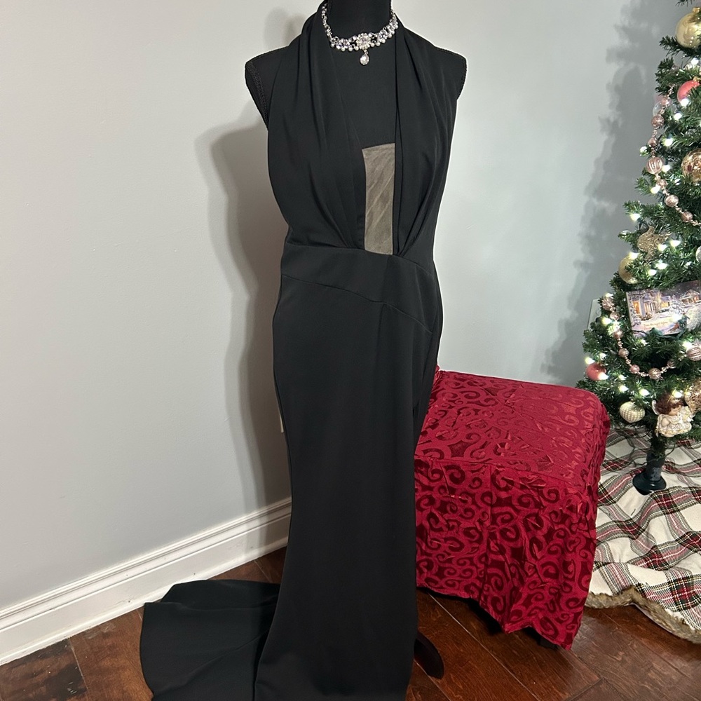 Katie May Elegant Black Maxi Dress